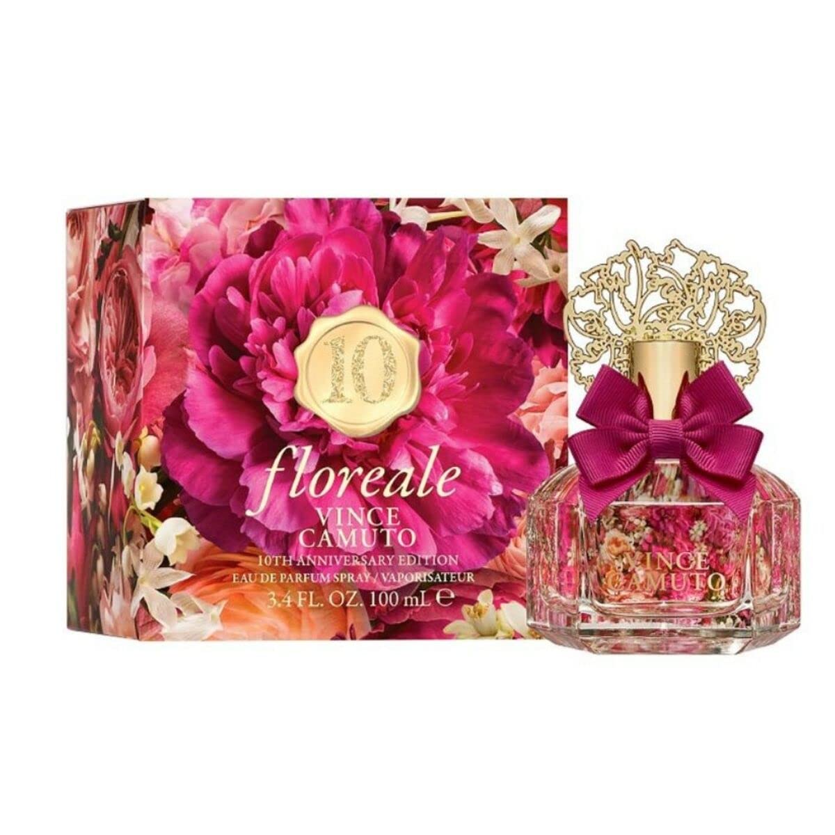 Vince Camuto Floreale Eau de Parfum Spray Perfume for Women- Bergamont, Orchid & Vanilla
