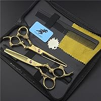 Hair Cutting Scissors Set,Barber Scissors,Professional Stainless Barber Salon Home Shear Kit for Men and Women,Lightweight and Sharp