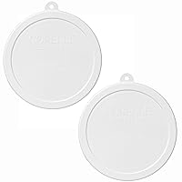 Corelle 418-PC White Cereal Bowl Plastic Lid (2-Pack)