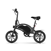 Jetson Bolt Folding Electric Ride-On Bike, Easy-Folding, Built-in Carrying Handle, Twist Throttle, Up to 15.5 MPH, Ages 13+