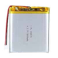 3.7V 5000Mah Rechargeable Lithium Polymer Battery Pack, High Performance Backup Battery, Comes with JST Plug Connector