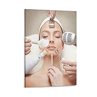 Posters Skin Care Spa Beauty Salon Facial Massage Modern Beauty Poster Hospital Beauty Canvas Art Poster Picture Modern Office Family Bedroom Living Room Decorative Gift Wall Decor 08x12inch(20x30c