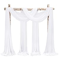 Wedding Arch Draping Fabric,4 Panels 28