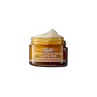 Kiehl's Calendula Petal Infused Calming Mask, Hydrating & Soothing Gel Face Mask for All Skin Types, Refreshes Dry Skin, with Calendula & Aloe Vera, Paraben-free, Fragrance-free