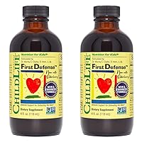 First Defense - Immune Support for Defending The Body - Gluten Free, Alcohol Free, Casein Free, Non-GMO - 4 fl. oz (Pack of 2)