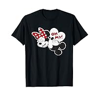 Disney Mickey & Minnie Mouse Oh My! Kiss Valentine’s Day T-Shirt