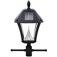 GS-105S-G Baytown Ez Anchor Lamp, Post, Bright White LED, Black