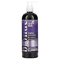 Artnaturals Purple Shampoo – (16 Fl Oz / 473ml) – Protects, Balances and Tones – Bleached, Color Treated, Silver, Brassy and Blonde Hair - Sulfate Free