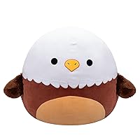 Squishmallows Original 20-Inch Edward Bald Eagle with Fuzzy Wings - Official Jazwares Jumbo Plush