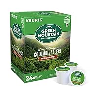 Keurig Coffee Pods K-Cups 16 / 18 / 22 / 24 Count Capsules ALL BRANDS / FLAVORS (24 Pods Green Mountain - Colombia Select)