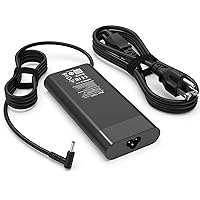 150W AC Adapter Charger Fit for HP ZBook 15 16 17 15U 15V G3 G4 G5 G6 G7 G8 G9,Fury 15 17 G7 G8,Studio G9 G8 G7 G6 G5 G4 G3,Power G10 G9 G8 G7,OMEN Pavilion Gaming 15 17 Laptop Power Supply Cord