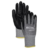 MAGID Liquid Absorbing Level A3 Cut Resistant Work Gloves, 12 PR, Foam Nitrile Coated, Size 6/XS, Reusable, 18-Gauge Hyperon Shell (GPD583)