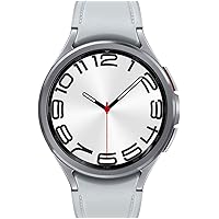 Samsung Galaxy Watch 6 Classic 47mm Stainless-Steel Smartwatch w/ Fitness Tracker, Heart Monitor, BIA Sensor, Bluetooth – Silver