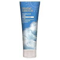 Desert Essence Fragrance Free Conditioner - Pure - 8 Fl Ounce - Gloss & Shine - Smoothes & Softens Hair - No Oil Residue - Antioxidants - Green Tea - Jojoba Oil - Vitamin B5