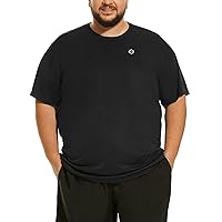HOdo Big and Tall Mens T-Shirt Crewneck Tees Moisture Wicking 2XL-6XL