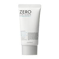 ZERO SUN CLEAN 01.FRESH SPF50+ PA++++ 01 Fresh, Daily Sunscreen, Non-Greasy, No White Cast, Watery Texture, Soft Finish, Powerful UV Protection, Moisturizing, All Skin Types