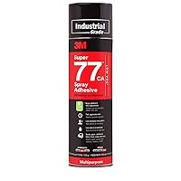 Super 77 Multipurpose Permanent Spray Adhesive Glue, Low VOC, Paper, Cardboard, Fabric, Plastic, Metal, Wood, Net Wt 18 oz