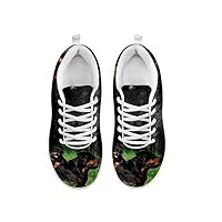 Artist Unknown Cute Rottweiler Dog Print Women's Casual Sneakers