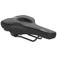 SQlab Unisex – Adult's 602 M-D Active Bicycle Saddle, Black, 17 cm