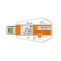 Elitech Temperature Data Logger Single Use Temperature Recorder PDF Report USB Temperature Logger 16000 Points WHO PQS Listed LogEt1-10Pack