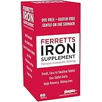 Iron Tablets 325mg Ferrous Fumarate 2 Pack (120 Total)