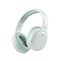 W820NB Plus Hybrid Active Noise Cancelling Headphones - LDAC Codec - Hi-Res Audio Wireless & Wired - Fast Charge - 49H Playtime - Over Ear Bluetooth V5.2 Headphones- Green
