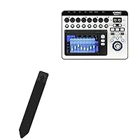 BoxWave Stylus Pouch Compatible with QSC TouchMix - 8 - Stylus PortaPouch, Stylus Holder Carrier Portable Self-Adhesive - Jet Black