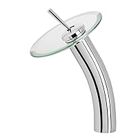VIGO Waterfall 11.5 inch H Single Hole Single Handle Bathroom Faucet in Chrome - Vessel Sink Faucet VG03002CH