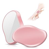 Fochst Crystal Hair Eraser for Women and Men, Reusable Crystal Hair Remover Magic Painless Exfoliation Hair Removal Tool, Magic Hair Eraser for Back Arms Legs (Pink)