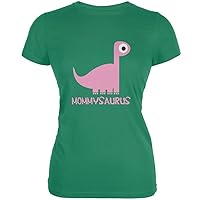 Mommysaurus Mother and Child Kelly Green Juniors Soft T-Shirt
