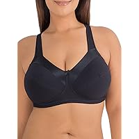 Fruit of the Loom Women's Seamed Soft Cup Wirefree Cotton Bra with Satin Trim