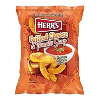 Herr's Grilled Cheese & Tomato Soup Cheese Curls, 6 Ounce (Pack of 12 bags)