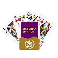 Creek Lucky Art Deco Fashion Royal Flush Poker Playing Card Game