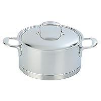 Demeyere Atlantis Stainless Steel 2.3 qt Casserole & Lid