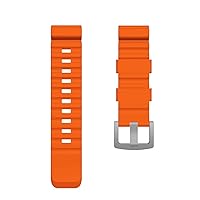 24mm Colorful Watch Band for North Edge Watch Active Smart Watch Strap for Watch for Huawei Watch Replacement New Strap (Color : Orange, Size : 24mm)