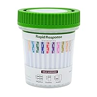 BTNX Rapid Response™ 10 Panel Multi Drug Urine Test Cup D10.14-1V - Test COC300 AMP1000 MET1000 Marijuana50(THC) MTD300(Methadone) OPI2000 OXY100 PCP25 BAR300 BZO300