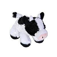 Wild Republic Cow Plush, Stuffed Animal, Plush Toy, Gifts for Kids, Hug’Ems 7 inches