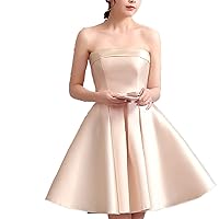 Women's Off The Shoulder Dresses Ruched Wrap Formal Evening Gowns Dress A-Line Prom Cocktail Long Satin Wedding Dress