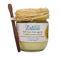 Nefertari Natural Body Care Frankincense Cream Very Gentle Soomthing Extremely The Richest Silkier Creams Ever (Net Weight = 3.38 oz / 100 ml) كريم لبان الدكر نفرتارى