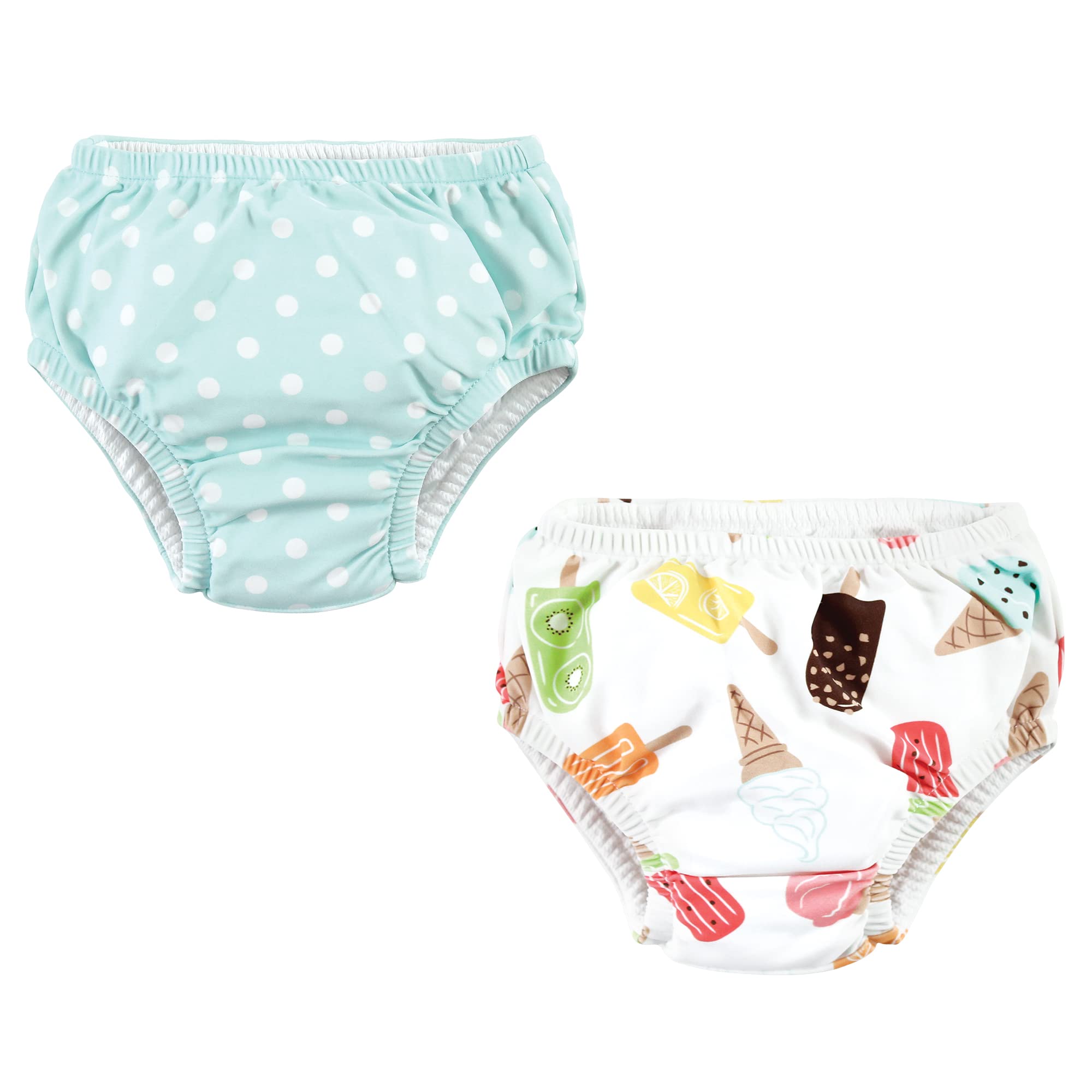 Hudson Baby Unisex Baby Swim Diapers, Ice Cream, 3 Toddler