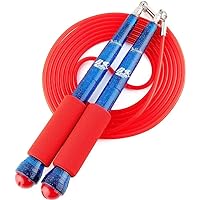 Rope Master Original Ball Bearing Jump Rope, 9” HD Plastic Handles. Perfect Jump Rope for Fitness, CrossFit Gym, Endurance Jumping, Cross Overs, Extreme Jumping