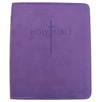 KJVER Thinline Bible/Large Print-Purple Ultrasoft Indexed KJVER Thinline Bible/Large Print-Purple Ultrasoft Indexed Leather Bound