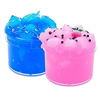 Slime Supplies Kit, 135 Pack Slime Making Kit 30 Crystal Slime, Glitter  Jars, Charms, Sugar Paper, Foam Beads, Fishbowl Beads, Toy Cups, Slices,  Air