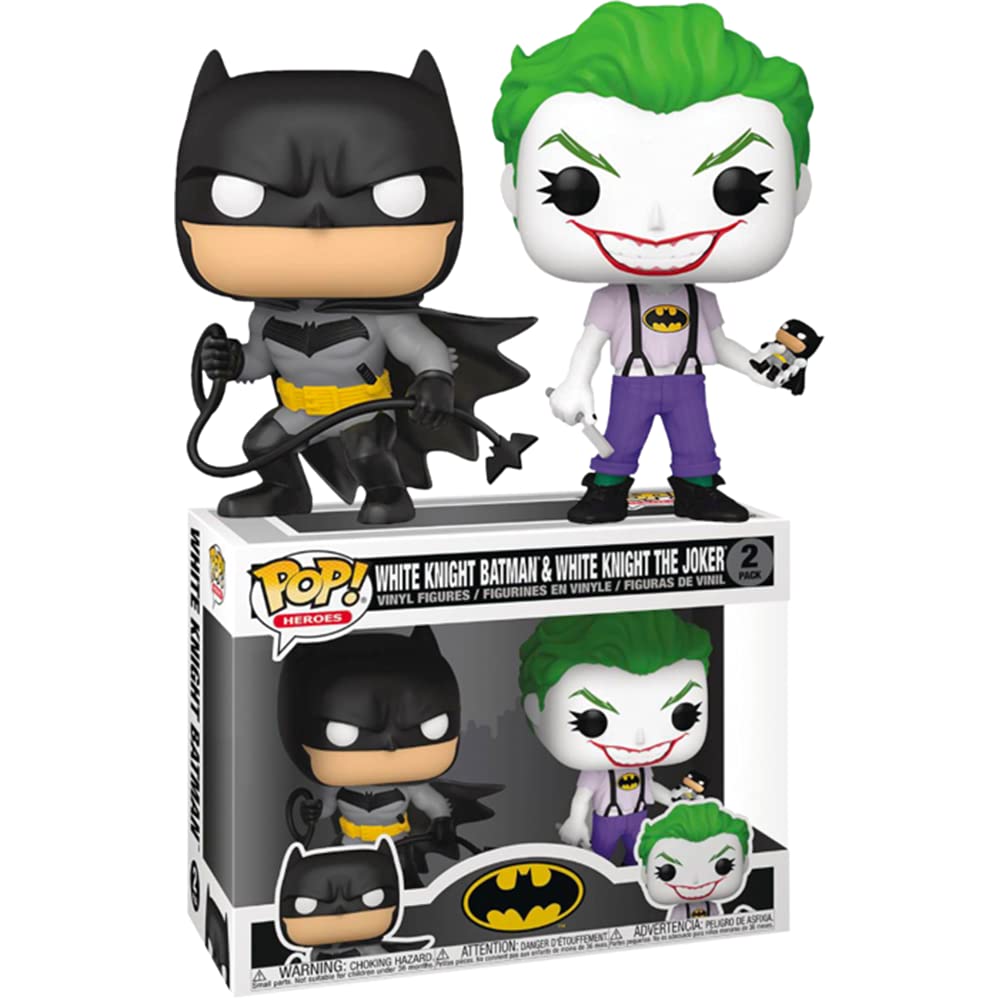 Mua San Diego Comic-Con 2021 Exclusive Pop! DC Heroes: Batman White Knight:  Batman & Joker Vinyl Figure 2-Pack trên Amazon Mỹ chính hãng 2023 |  Giaonhan247