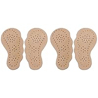 Holibanna 2 Pairs Non-Slip Stickers Forefoot Pads Anti- Shoe Insoles Half Sole Mats Forefoot Metatarsal Pads Garden Chickens Ornaments Glass Bowl Leather Absorb Sweat Non-Slip Mat