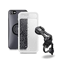 SP CONNECT - Universal Bike Mount with Phone Case and Weather Cover for iPhone SE (2020)/8/7/6/6s, Black