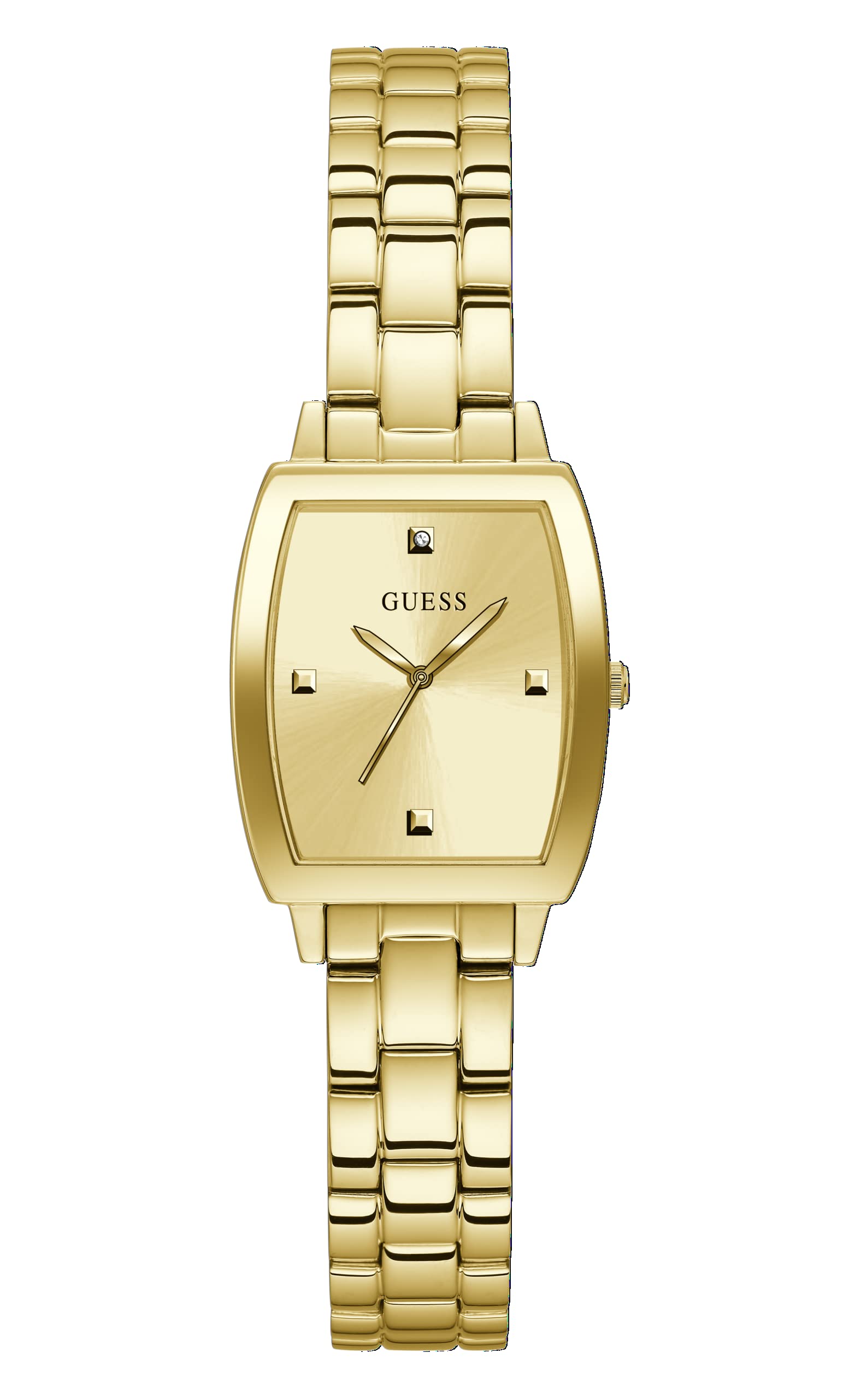 GUESS Ladies Dress Tonneau Diamond 24mm Watch