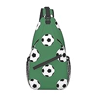 Soccer Cross Chest Bag Diagonally Travel Backpack, Light Travel, Hiking Single Shoulder Bag