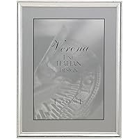 Lawrence Frames 11657 Polished Silver Plate 5x7 Picture Frame - Bead Border Design