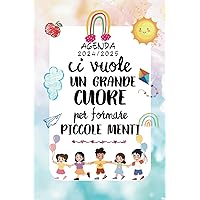 Regalo Maestra Fine Anno: Elegante Agenda Settimanale elementare asilo nido (Italian Edition)